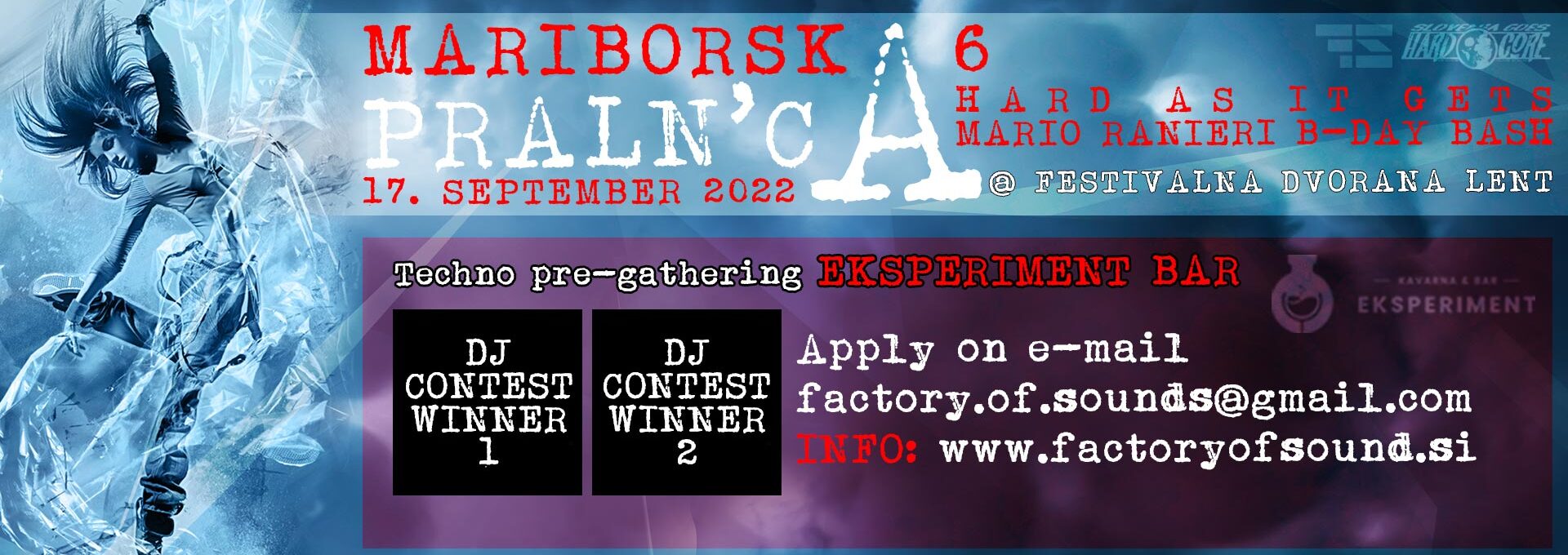 MARIBORSKA PRALN’CA 6 : PRE-GATHERING + DJ CONTEST